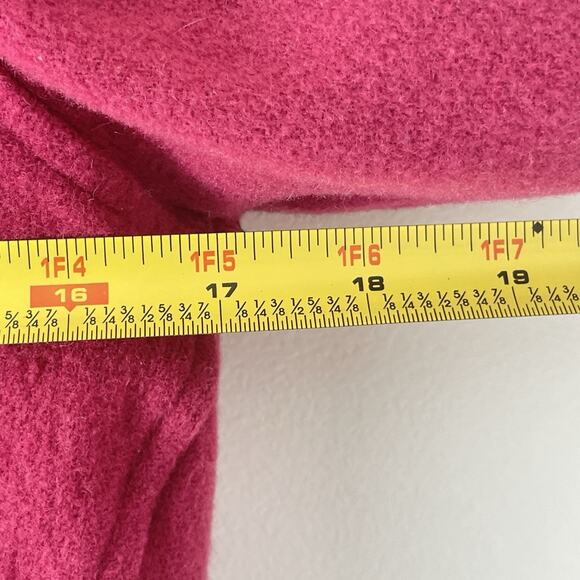 Vg 100% Wool Zip Up Jacket Women’s Small Maroon Red 100% Wool Full Zip Outdoor - Picture 8 of 8